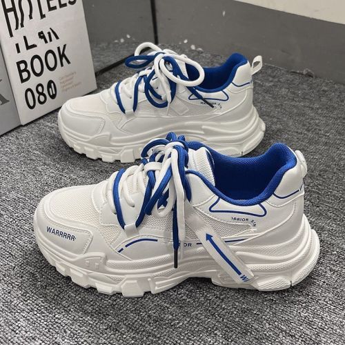 Explosive daddy shoes women's Klein blue soft-soled all-match sports shoes women's 2023 spring and summer casual running shoes