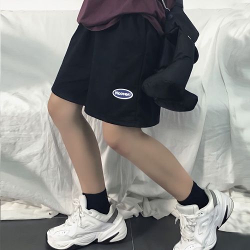 Shorts women's  summer ins Korean Harajuku style new letter printing loose casual five-point sweatpants
