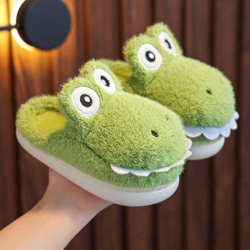 Winter children's cotton slippers boys and girls non-slip warm large, medium and small children's bags with infants 1-3 years old 2 baby cotton shoes