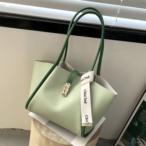 Large-capacity bag women's new explosive style high-end foreign style shoulder bag commuting all-match tote bag large bag