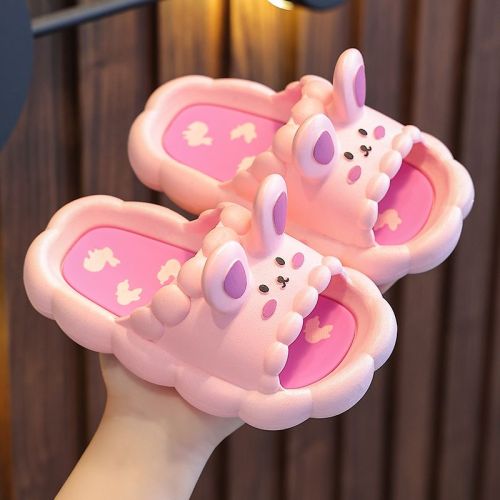 Summer children's sandals and slippers wear non-slip cartoon boys and girls princess indoor bath thick bottom baby beach slippers