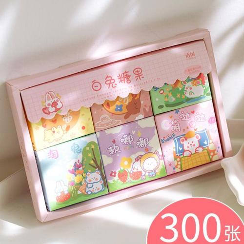 Cloud side small shop boxed sticker set hand account sticker decoration ins wind hand account girl heart cartoon material sticker