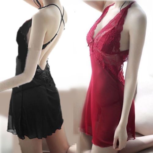 Sexy pajamas with chest pad women's sling summer dew machine summer new fashion large size lace set charming nightdress