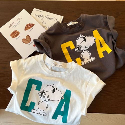 Children's clothing 2022 summer children's cotton short-sleeved boys and girls cartoon Snoopy letter t baby casual loose T-shirt