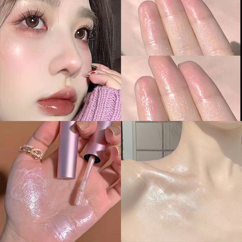 Create watery skin ~ high-gloss honey lip high-gloss gel liquid brightening liquid body brightening face eye shadow pearlescent