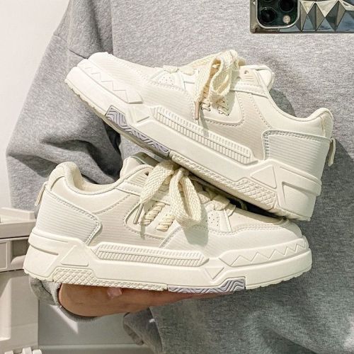 Wheat ear small white shoes women's 2023 new autumn and winter all-match ins shoes feminine temperament thick-soled casual sports shoes