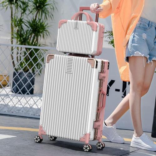Luggage net red ins 20 inch small student universal wheel travel box mother box men and women trendy trolley box 24 inches