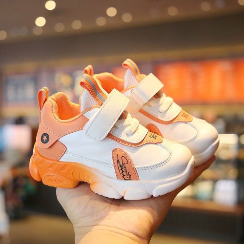 Children's baby shoes 2023 spring and autumn boys' white shoes soft bottom non-slip girls' sports shoes baby toddler shoes