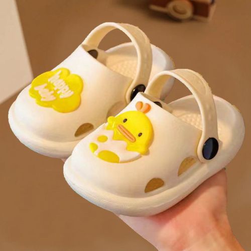 E explosion children's rabbit hole shoes spring and summer cute girl non-slip Baotou anti-collision soft bottom boys and girls cool and slippers