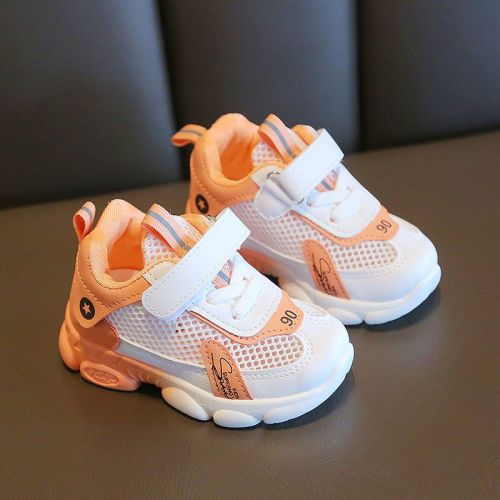 Children's baby shoes summer hollow 2023 boys breathable mesh shoes girls white shoes soft bottom baby toddler shoes