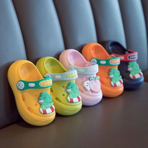 [Super Anti-slip] Children's Slippers Summer Cute Girls Non-slip Soft Bottom Baby Sandals Boys Hole Shoes Kids