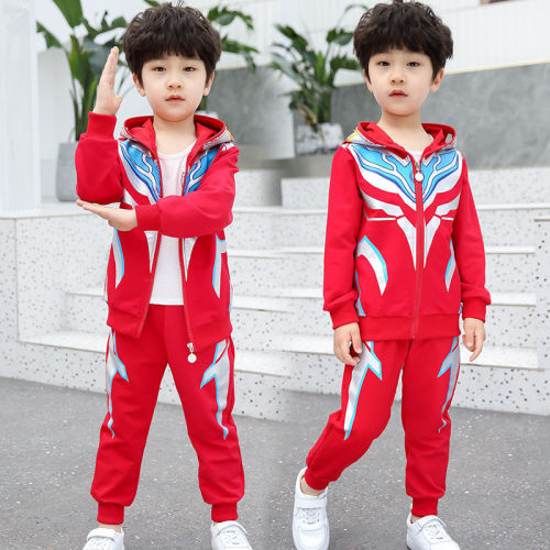 Altman children's clothing boys spring suit explosion models on the new children's little boy foreign style handsome sports two-piece suit