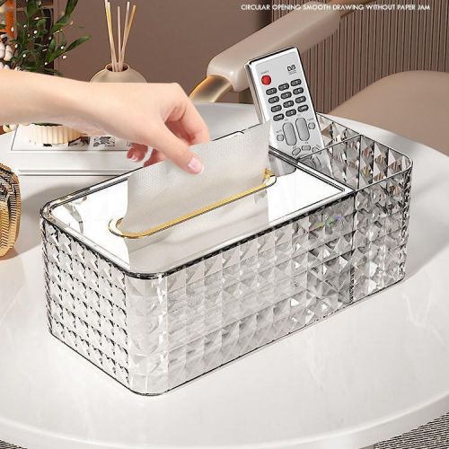 Tissue box home living room restaurant coffee table desk remote control miscellaneous multi-functional storage makeup paper storage box