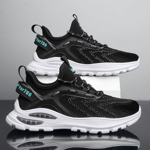 Men's summer breathable 2023 new coconut shoes men's sports and leisure running mesh daddy shoes deodorant tide shoes