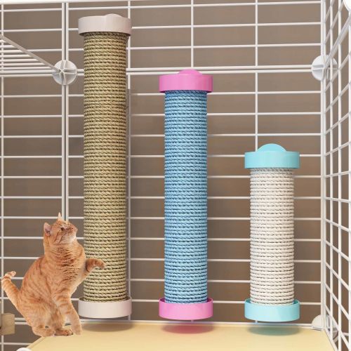 Special match for cat cage vertical sisal cat scratching post grinding claw hemp rope cat rope cat climbing frame cat scratching board toy