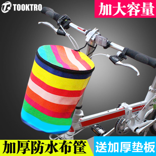 Bicycle Basket Front Basket Bicycle Basket Folding Bicycle Basket Vegetable Basket Canvas BMX Basket Cloth Basket Basket