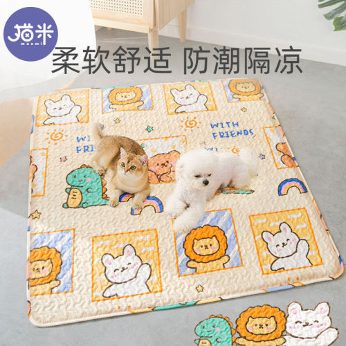Pet floor mat dog mat sleeping with cat sleeping mat four seasons universal cat cage platform cotton mat mat dog supplies