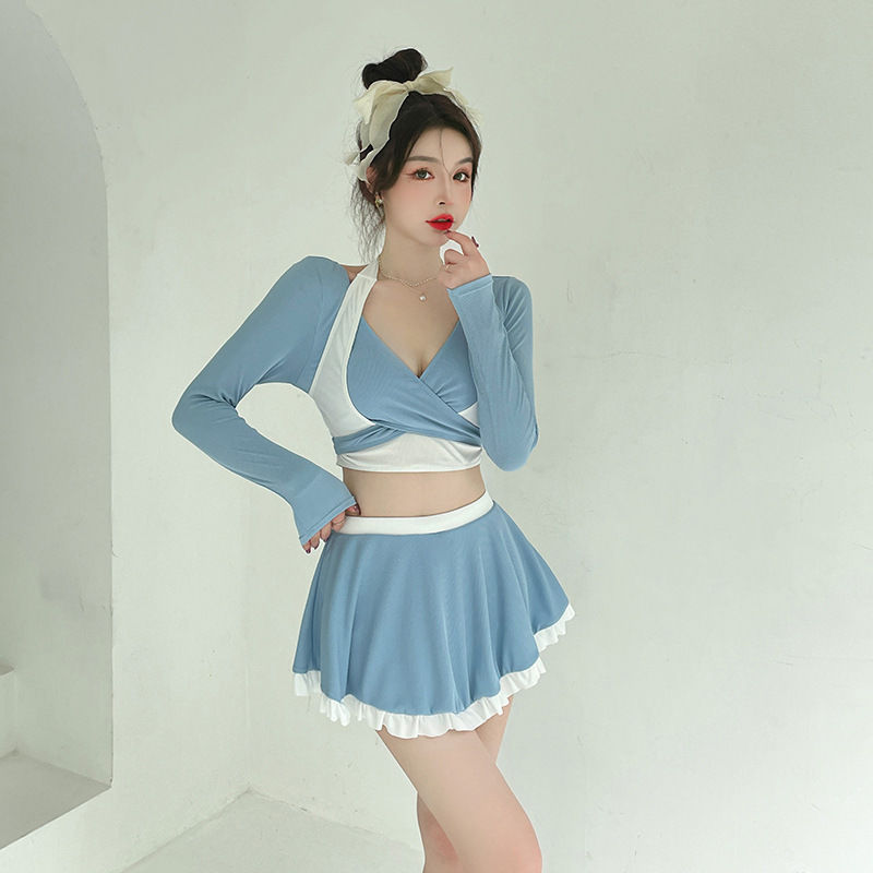 2023 new hot style swimsuit female split sexy style pure desire ladies summer high-end swimwear