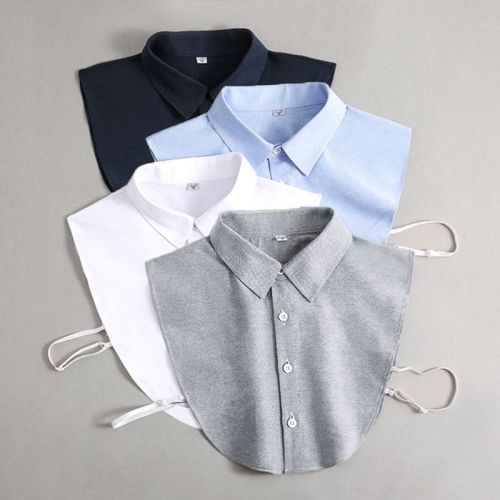 Men's and women's false collars universal dress shirt collars all-match professional tooling bank tax autumn, winter and spring with decorative collars