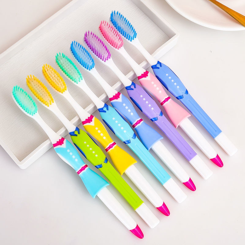 Couple toothbrush high-end soft hair adult high-end independent packaging high-density brush filament soft hair family pack men and women