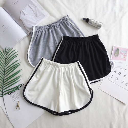 The quality inspection has been taken, and the sports shorts are not reduced. Sports shorts for students, fitness and leisure, running pajamas, bottoming wide legs