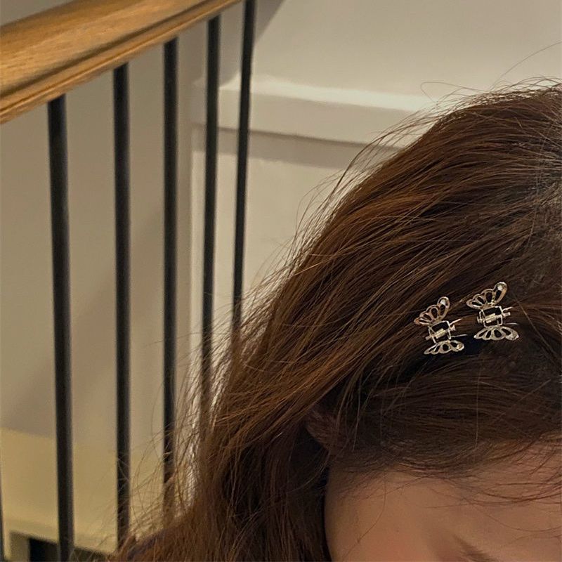 South Korea's Dongdaemun Metal Butterfly Mini Clip Cute Girls' Bangs Broken Hair Side Clip Versatile Hair Accessories