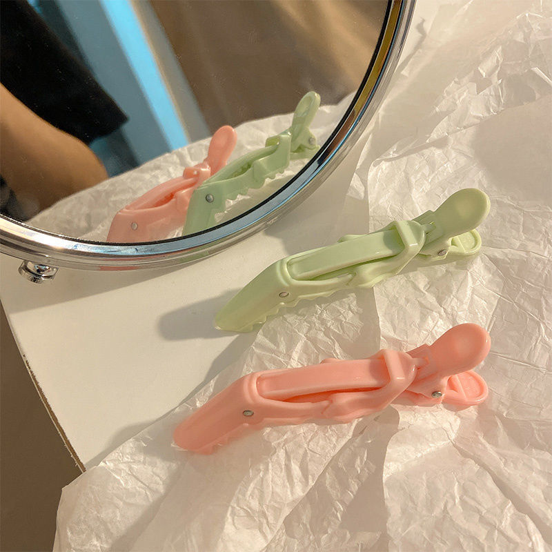 Super practical candy-colored makeup clip, girly bangs clip, duckbill clip, hair clip, seamless hair clip, Victoria Song's same style