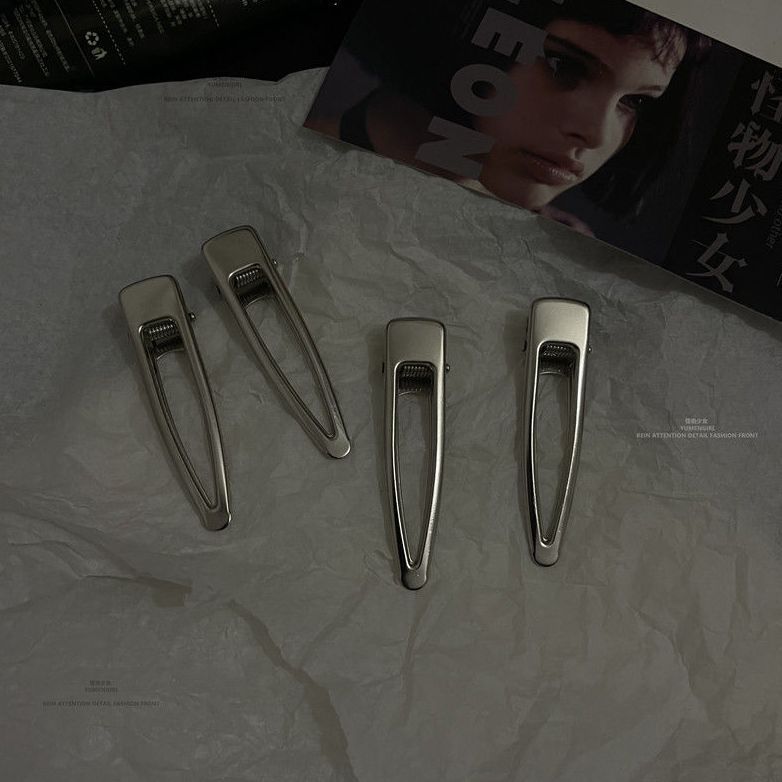 Practical ins metal sweet cool bangs hair clip makeup hair accessories forehead broken hair clip side clip duckbill clip small clip