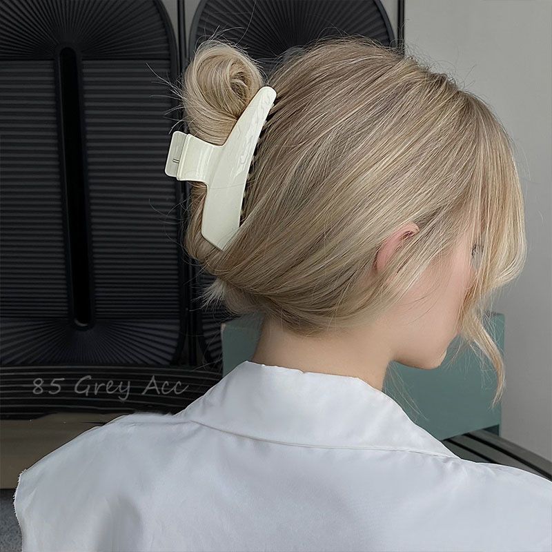 European and American style simple large shark clip hair clip practical women's back head hair clip Internet celebrity temperament headwear hair accessories