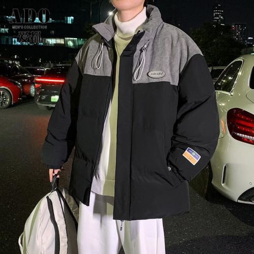 European and American ins cotton clothing autumn and winter trendy brand cotton clothing thickened and warm men and women Hong Kong style loose and versatile cotton jackets