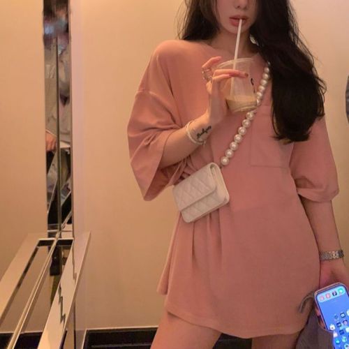 Texture Small Bag  Spring/Summer New Pearl Chain Chest Bag Korean Version Lingge Small Square Bag Single Shoulder Oblique Straddle Bag for Women