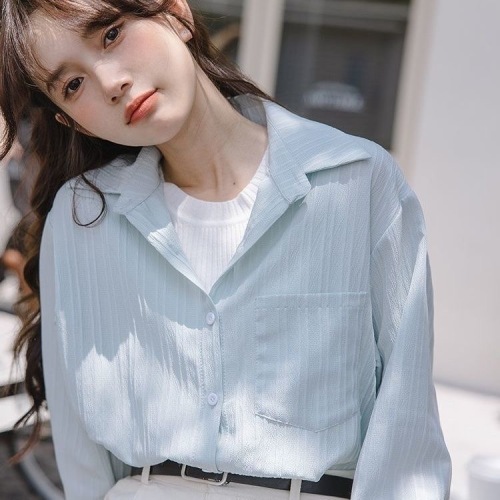 Sun protection shirt women's new summer design niche mid-length thin cardigan jacket long-sleeved Korean style gentle top