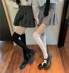 Real-shot spliced ​​bare leg artifact plus velvet and thickened button-type detachable fake calf and fake knee-high two-piece set