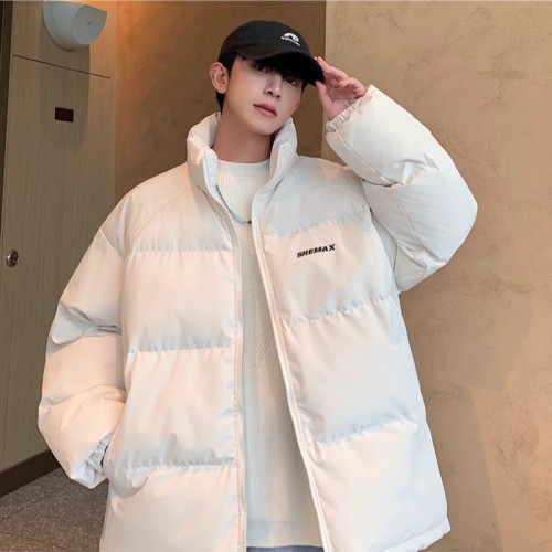 [Tmall/Quality] Heavyweight cotton clothing/hand stuffed cotton national trend SNEM letter printed cotton clothing women's down jacket