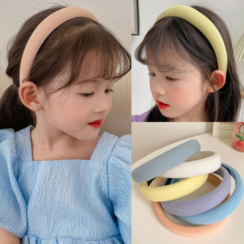 Candy-colored children's hairbands in summer, do not hurt hair, girls and princess super fairy non-slip hair pressure wash face hairpins headband hair accessories