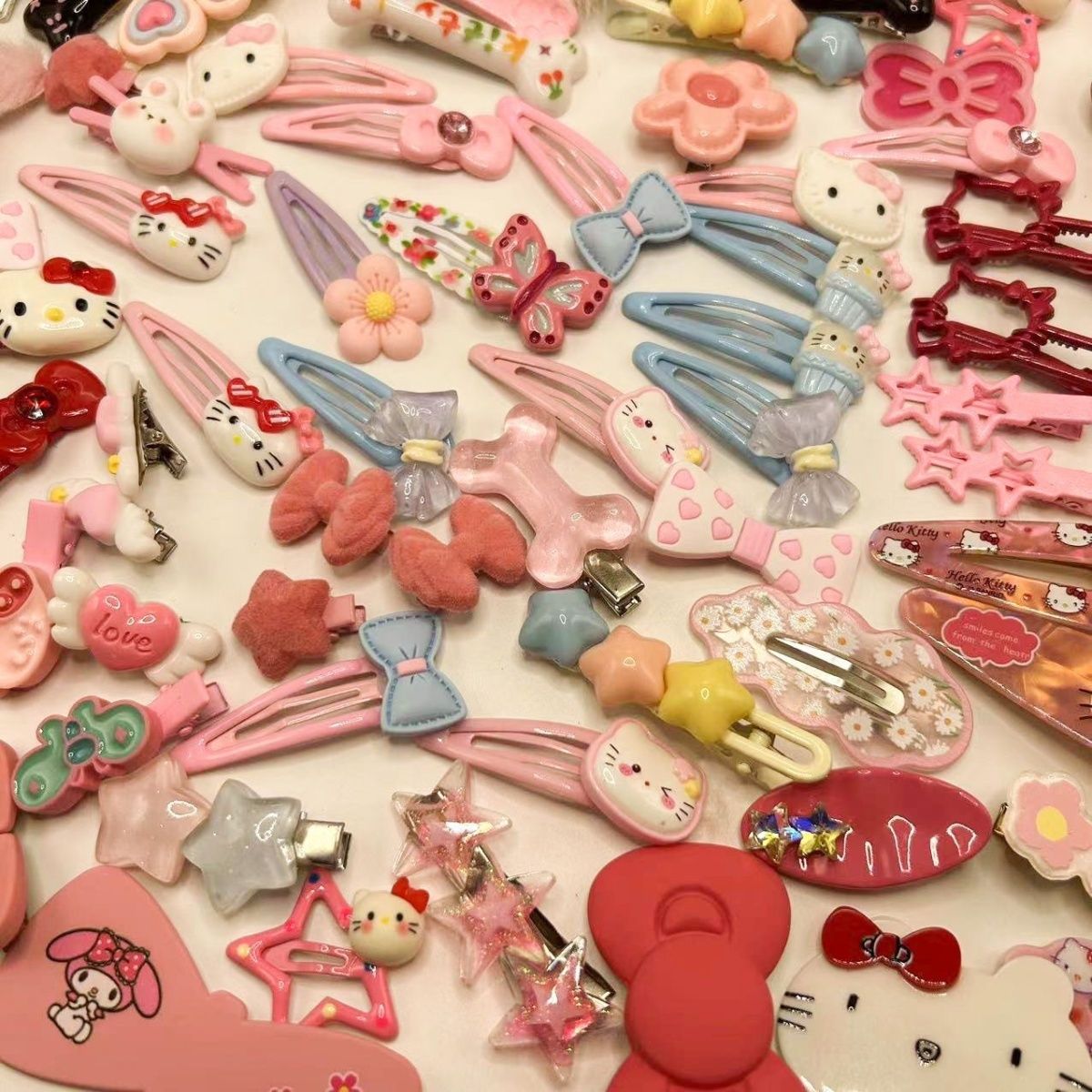 New kitty cat combination set series children and students hairpins cute hellokitty side bangs clip