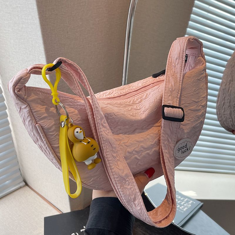 This year's dumpling bag women's 2023 hot style crossbody waist bag women's ins French niche forest style versatile small shoulder bag