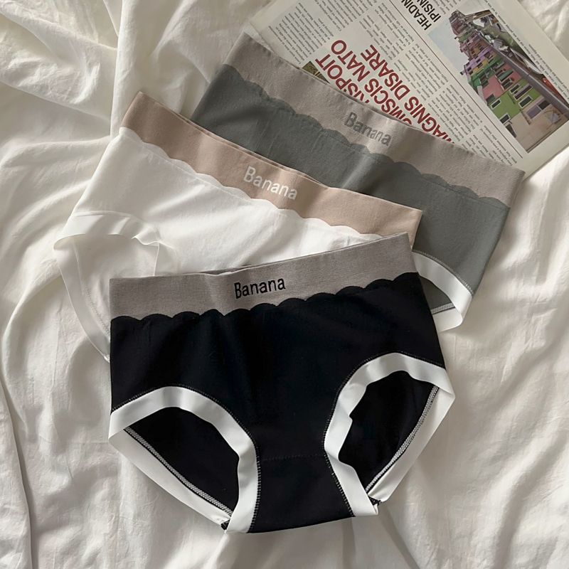 Underwear for women, pure cotton, cotton crotch, antibacterial, mid-waist, sports, comfortable, breathable, skin-friendly, women's briefs for girls, students