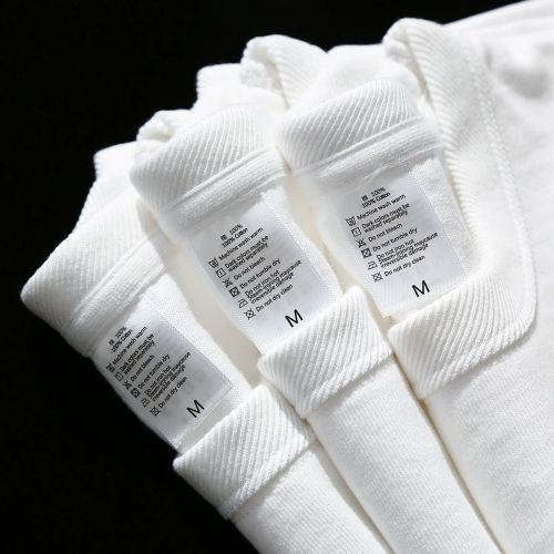 Two-piece heavyweight Xinjiang pure cotton long-sleeved T-shirts for men and women in autumn white bottoming shirts with loose tops for couples