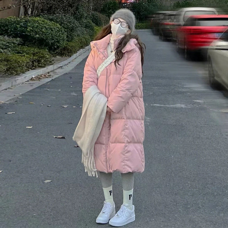 2023 New Cotton-padded Women's Winter Jacket Small Padded Jacket Thickened Mid-Length Down Jacket Oversize Trendy