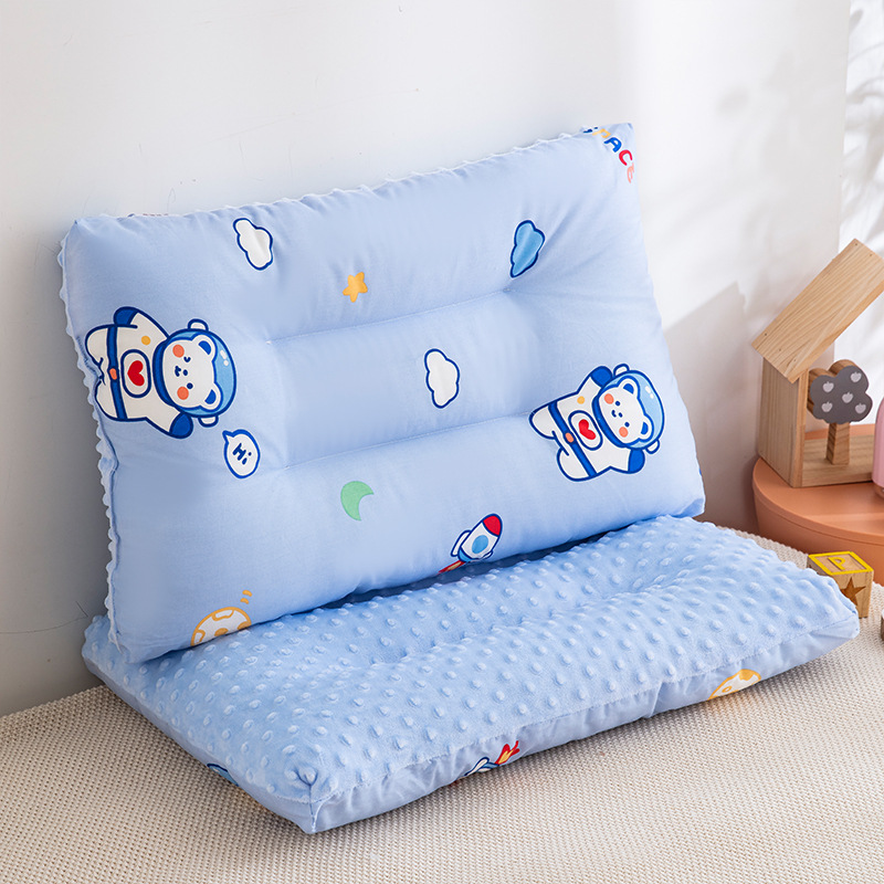 2023 New Children's Soothing Doudou Pillow Cartoon Children's Pillow Student Kindergarten Pillow Core Baby Children's Pillow