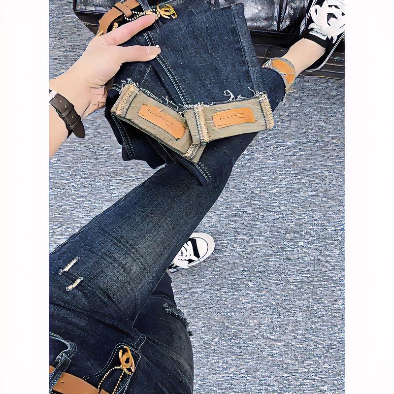 Stretch Jeans Women's Early Autumn 2023 New Slim Fit Nine-Point Pencil Pants