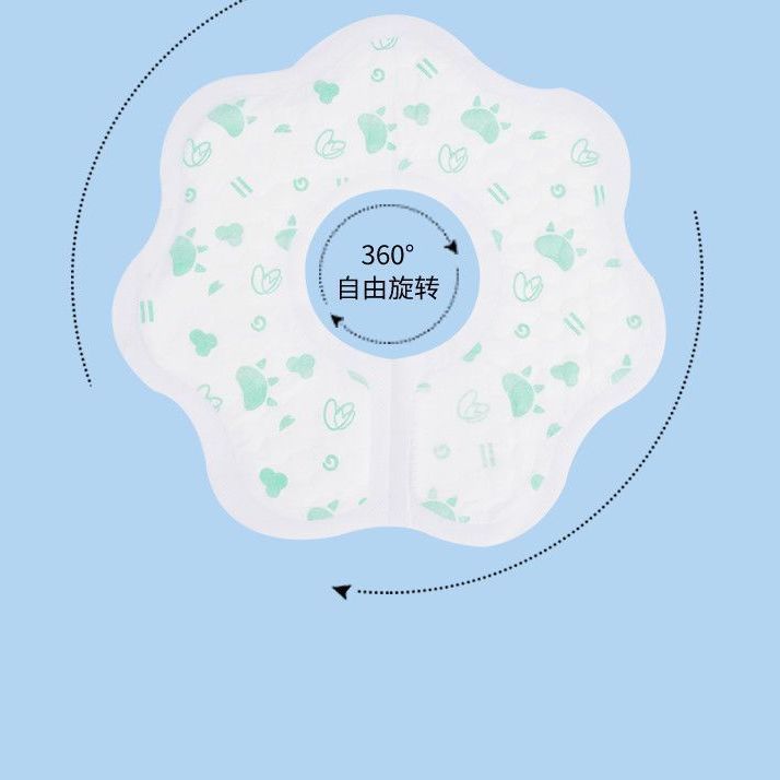 Saliva Disposable Bibs Rotatable Baby Newborn Baby Child Feeding Disposable Waterproof Bibs