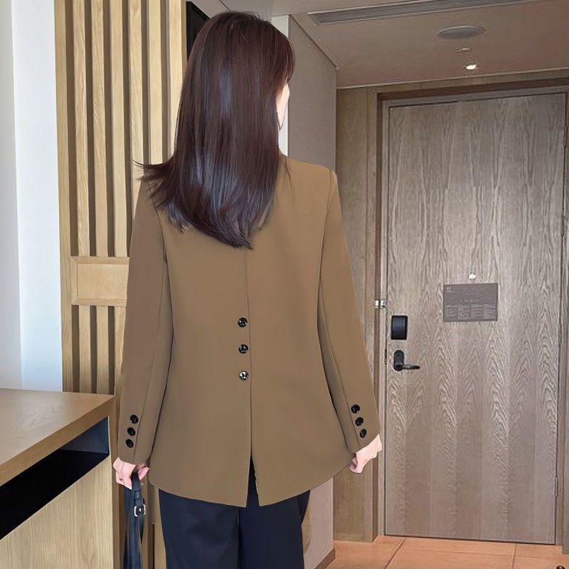 2023 New Spring and Autumn Style Suit Niche Slim Temperament Women's High-end Suit Jacket Women's Spring and Autumn