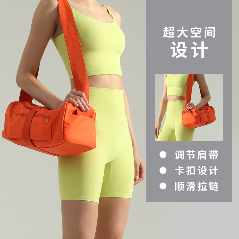 New large-capacity toast bag, lightweight cross-body tote bag, sports and leisure waterproof yoga travel fitness bag