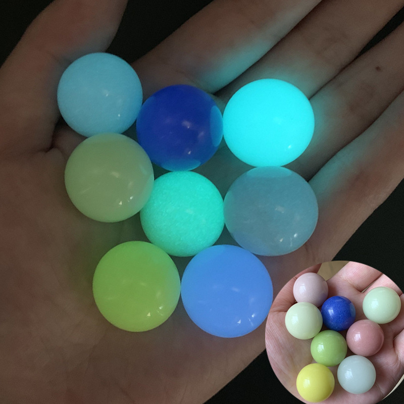 Luminous beads non-porous luminous fluorite luminous beads ornaments luminous balls home accessories modern simple crafts wholesale