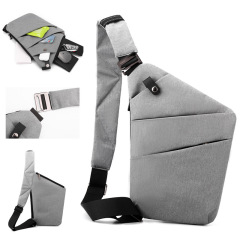 Armpit bag gun bag chest bag men's new grab bag anti-theft close-fitting shoulder bag crossbody bag women's travel small backpack