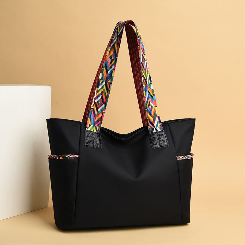 New cross-border women's bag Oxford cloth shoulder bag large capacity simple fashion handbag casual water-repellent tote bag