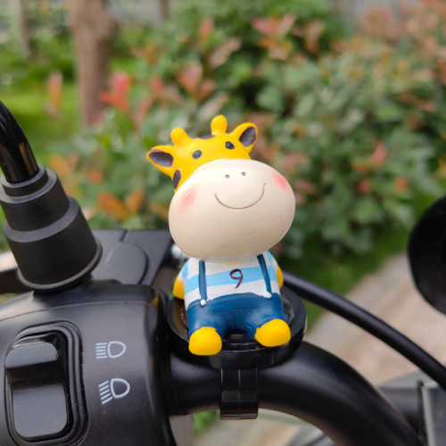 New style looking up at the starry sky creative clip style cute zodiac doll electric battery car bicycle decoration