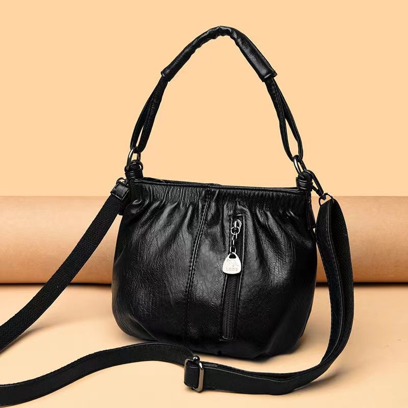 Retro Mom Bucket Bag Small Bag Women 2023 New Trendy Korean Version Simple Versatile Shoulder Crossbody Bag